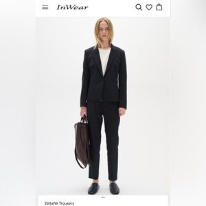 ZellaW Flat Pant - Black